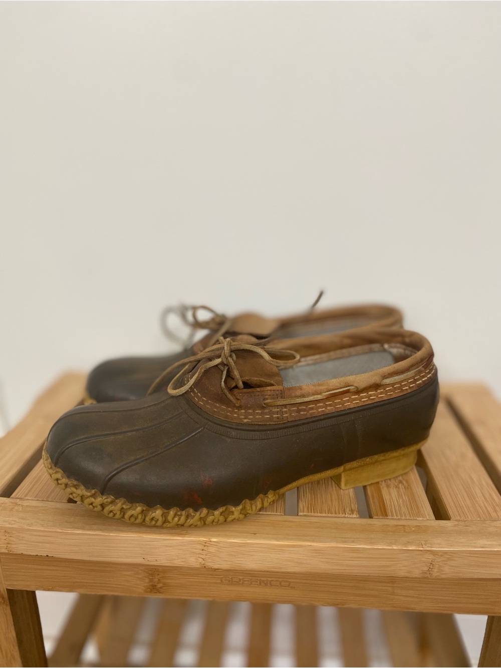 Vintage L.L.Bean Bean Boots Men’s 11 M Brown Leather Duck Shoes USA